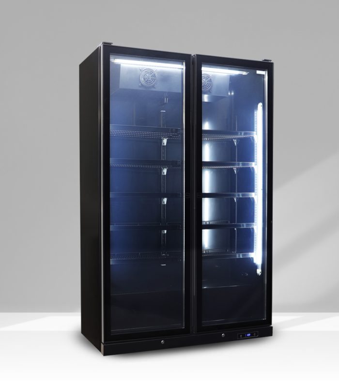 CB1100 ECO (Black) Slim Double Door Vertical Display1000lt - Energy Class B
