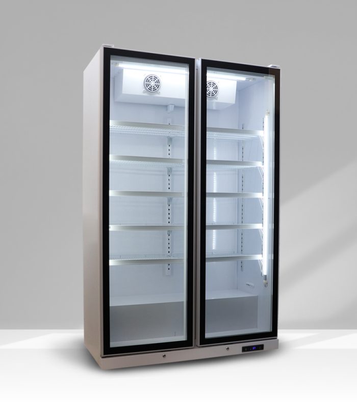 CB1100 ECO (White) B Energy Class ! Slim Double Door Vertical Display 1000lt